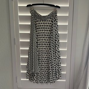 Topshop pleated midi skirt